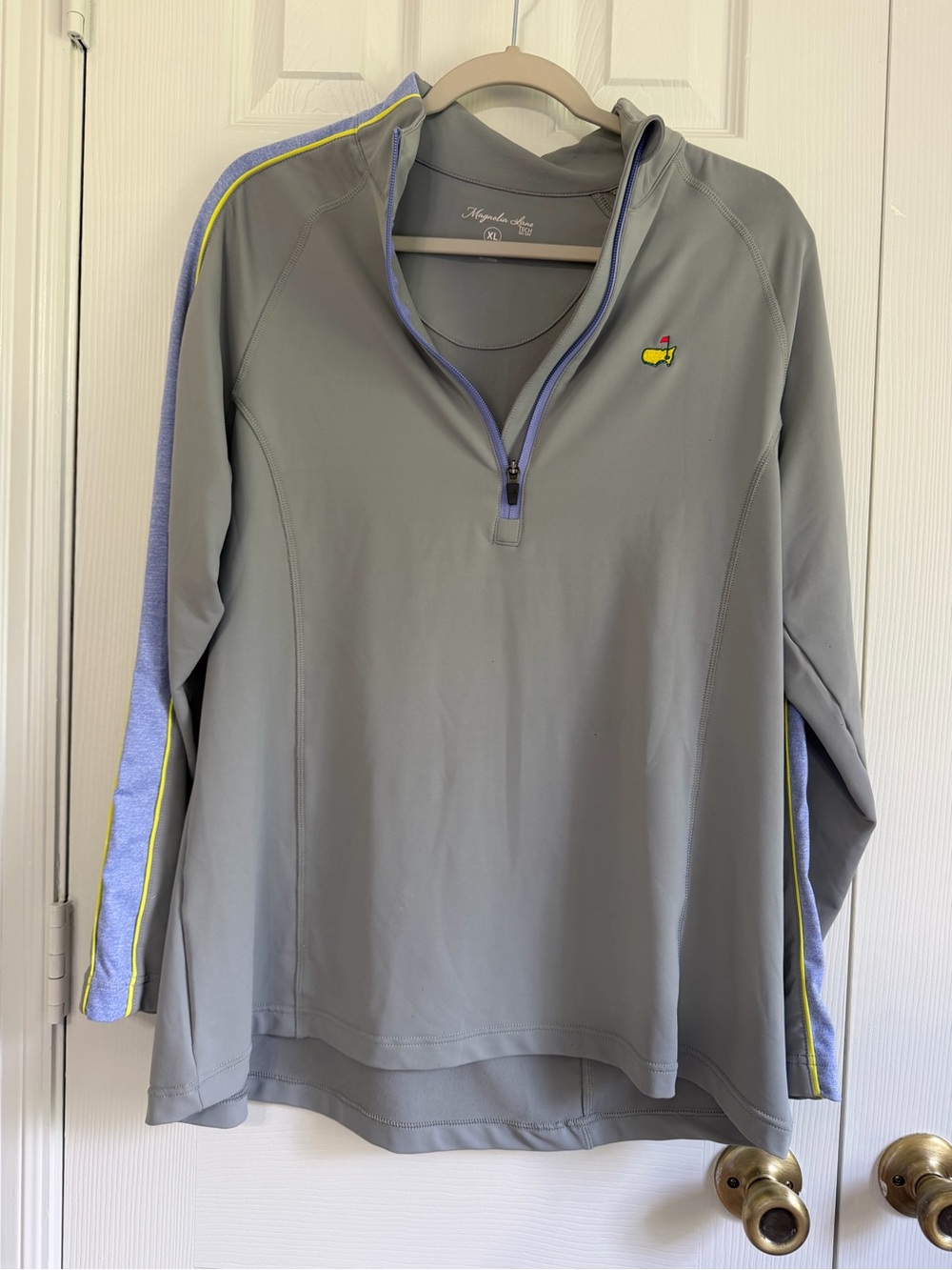 Magnolia Lane Masters Augusta National Tech Quarter Zip Pullover XL UPF 50+ Golf